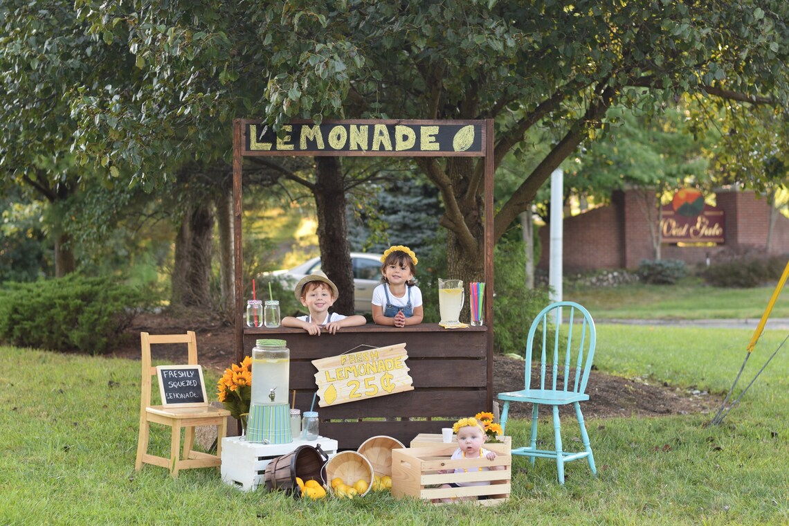 Lemonade Digital Backdrop - Etsy