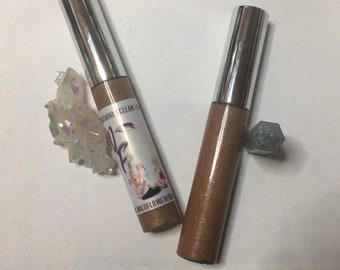 Bronze-Nude Shimmer ColorGel | Natural Multipurpose Lip, Cheek, Eye Color | Clean, Organic, Non-comedogenic | Non-Toxic Vegan Makeup
