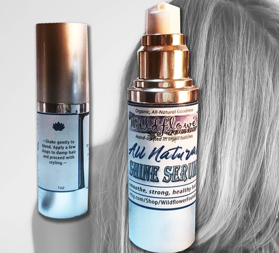Shine Jasmine Hair Serum Organic All Natural Strengthen Etsy