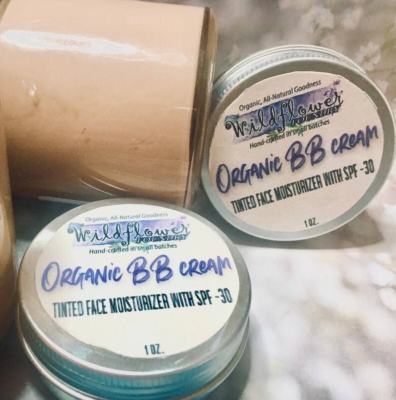 Organic BB Cream Zero-Waste Tinted SPF Face Lotion image 1 - natural spring makeup looks
