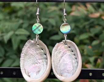 Authentic Mini Abalone Shell Native Earrings