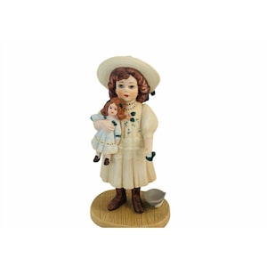 Estatueta de Jan Hagara 1982 Royal Orleans vtg Emily Edição limitada presente de decoração de boneca