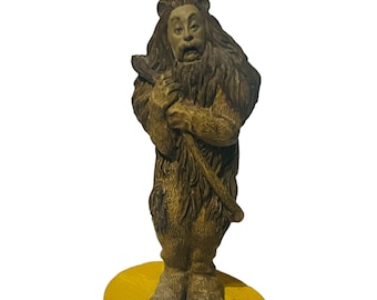 Franklin Mint Wizard of Oz Figurine vtg MGM Loews Figure RARE Cowardly Lion tail