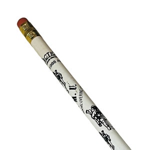 Pencil vtg advertising writing instrument wood MMU Astronaut Space action Apollo