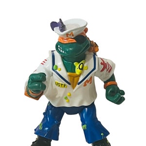 Teenage Mutant Ninja Turtle TMNT Figure Vtg Playmates Michelangelo Sailor 1991