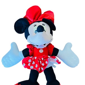 Minnie Mouse plush stuffed animal Walt Disney 27&quot; LARGE big toy collectible vtg