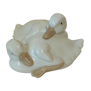 Lladro figurine Spain Nao Daisa Vtg sculpture ducks goose geese 57503 birds swan