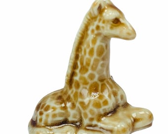 WADE WHIMSIES MINIATURE figurine sculpture whimsy England made uk vintage animal mcm vtg decor collectible Giraffe