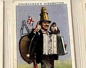 WA Churchman AC Tobacco Card cigarette 1938 Imperial In Town Tonight Toni Yento