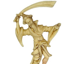 Romano Fontanini Deporre Italia scultura figurina Samurai Wu Tang Kung Fu spada