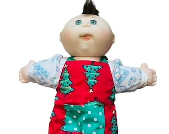 Cabbage Patch Kids Vtg 1981 Xavier Roberts Coleco plush Mohawk Christmas Preemie