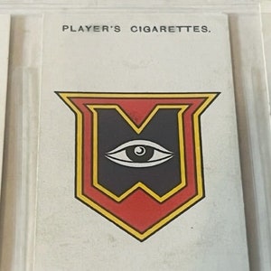 Army Corps Military Sammelkarte 1925 Tobacco John Player Sons Zeichen Guards Eye