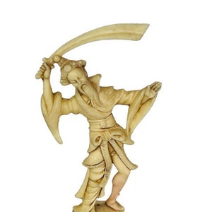 Roman Fontanini Depose Italy sculpture figurine Samurai Wu Tang Kung Fu sword