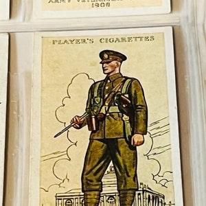 John Player Son Tabakkarte 1939 Uniform National Army 28th London rifles UK