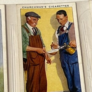 Cigarro Churchman Tobacco Card 1938 Imperial In Town Tonight Bill Traquair WA Arthur Champion