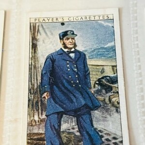 John Player Son Tabakkarte Navy Militär Marine Kleid History Warrant Officer