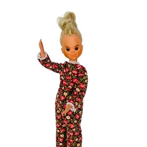 Mattel Doll 1975 antique toy figure vtg Creepy haunted farm Halloween flower mom BMC4
