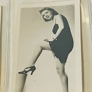 Carreras Tobacco 1939 Trading Card filme palco belezas foto Grace Adrian pernas