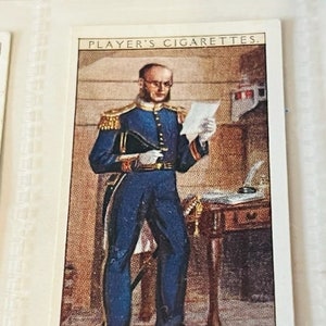 John Player Son Tabakkarte Navy Militär Marine Kleid Geschichte Chirurg 1863 Schiff