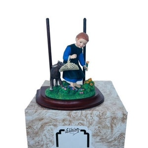 Willitts Amish Heritage Collection figurine box sculpture Rebecca Sam Goat sheep