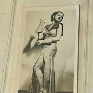 Carreras Tobacco 1939 Trading Card filme belezas do palco foto luva Betty Benson