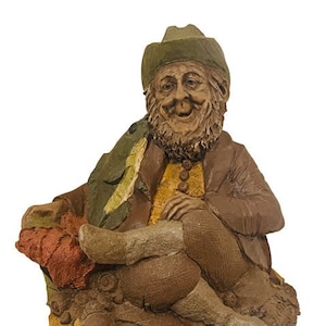 Tom Clark figurine gnome elf SIGNED sculpture Grits cowboy western vtg gift camp