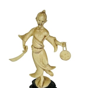 Roman Fontanini Depose Italy sculpture figurine Samurai Wu Tang Kung Fu Shaolin