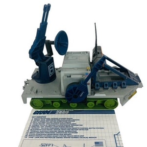 Sky Sweeper Knockdown 1987 Gi Joe Cobra ARAH Figure Vehicle Hasbro instructions