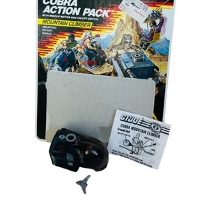 Mountain Climber Action 1987 Gi Joe Cobra ARAH Figure Vehicle Hasbro COMPLETE