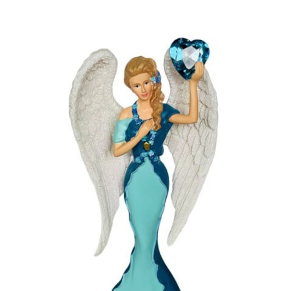 Angel Figurine Fée Noël Thomas Kinkade Hamilton Espoir Chuchotement Dévotion gemme