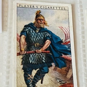 John Players Sons Tabakkarte Marine Militär Marine Kleid Geschichte Sächsische Buskarle