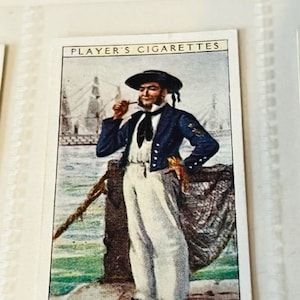 John Player Son Tabakkarte Navy Militär Marine Kleid Geschichte 1. Klasse Petty