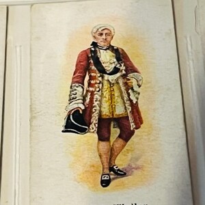John Player Son Tabakkarte 1916 Past Present Schauspieler Lewis Waller Beaucaire Film