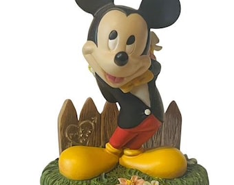 Danbury Mint Figurine Perpetual Calendar Walt Disney Mickey Mouse February RARE