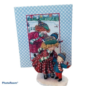 Special Friends Figurine Abbey Sam Sculpture Figurine Sherri Buck Baldwin Lang Wise NIB original box Christmas snow holiday