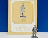 FRANKLIN MINT PEWTER The fighting men of world war ii 2 two miniature soldier figurine coa vtg ww2 rare wwii private Corporal Britain Watch