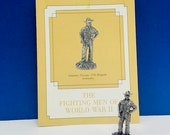 FRANKLIN MINT PEWTER The fighting men of world war ii 2 two miniature soldier figurine coa vtg ww2 wwii Infantry 17th brigade Australia