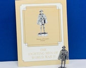 FRANKLIN MINT PEWTER The fighting men of world war ii 2 two miniature soldier figurine coa vtg ww2 rare wwii private Evzones Greece