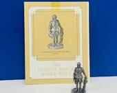 FRANKLIN MINT PEWTER The fighting men of world war ii 2 two miniature soldier figurine coa vtg ww2 wwii Lieutenant 5th guard Russia tank