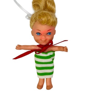 Mattel Puppe 1966 antike Spielzeug-figur vtg Luddle Kiddellocket BMC4 schwimmen BMC4