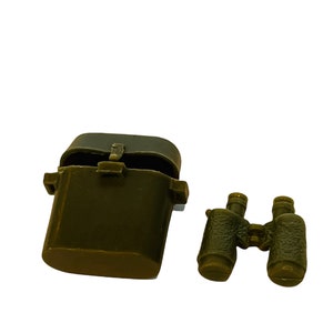 1960s Gi Joe action figure toy accessories parts accessory weapons ORIGINAL military soldier memorabilia Hasbro clothes Binoculars case