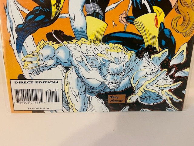 The Amazing X-men #1 Comic Book Marvel Vtg 1995 Deluxe Age