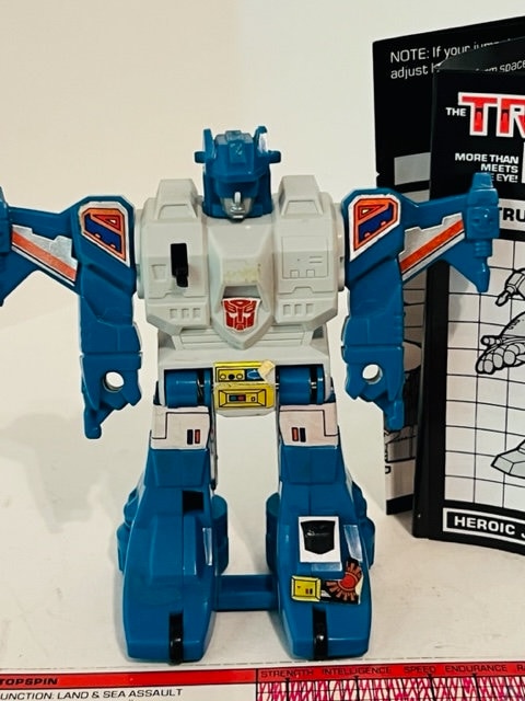 Topspin Transformers Takara Figure Hasbro Takara G1 Vtg 1984