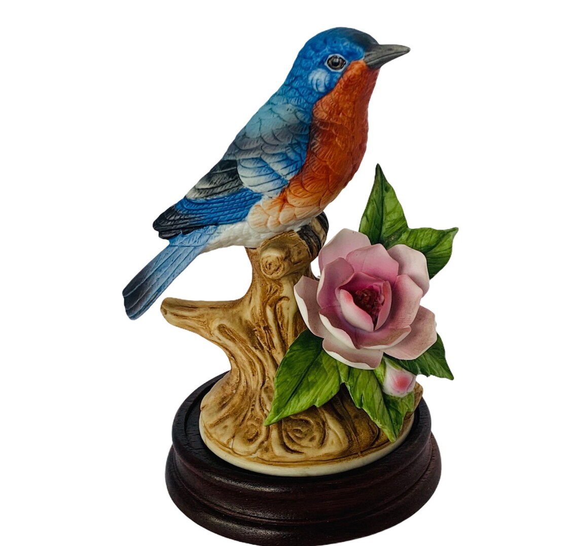 ANDREA SADEK BIRD figurine statue porcelain