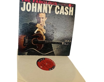 ビニールレコード ヴィンテージ アルバム LP 12インチ カントリー ウエスタン ファビュラス ジョニー キャッシュ 誰かを恋しく思う