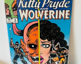 Kitty Pryde und Wolverine #2 Comic-Buch Marvel Vtg 1984 X-Men Limited Series