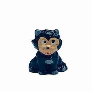 LOUIS MARX DISNEYKINS 1960s vintage walt disney tinykins miniature plastic figure toy collectible Pinocchio Geppetto Figaro black cat