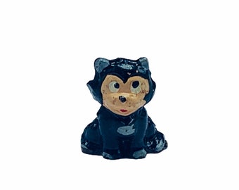 LOUIS MARX DISNEYKINS 1960s vintage walt disney tinykins miniature plastic figure toy collectible Pinocchio Geppetto Figaro black cat