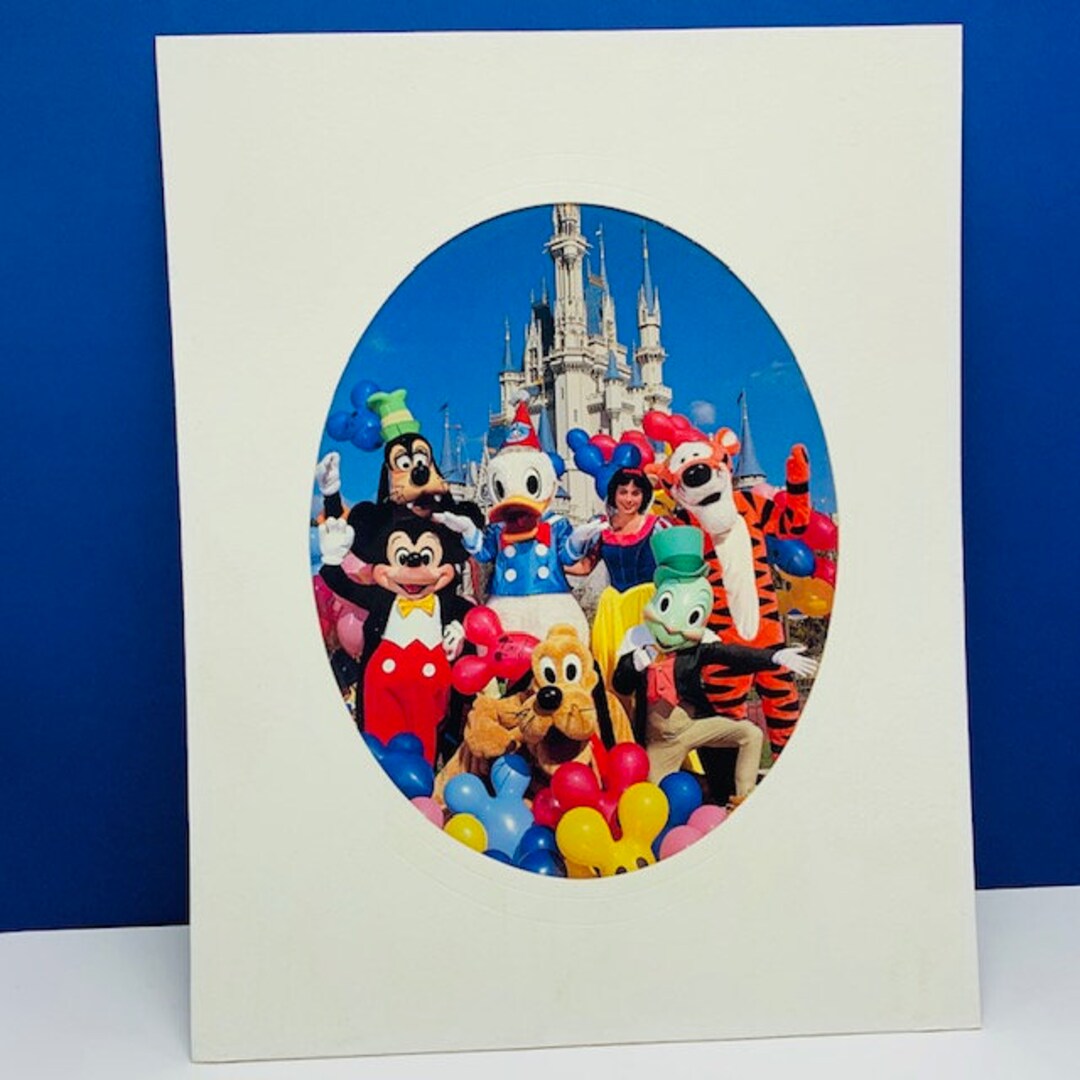 THE WOLT DISNEY COMPANY エッチングアート アルミアート WALT DISNEY LITHOGRAPH Vintage Picture Poster Litho 14X11