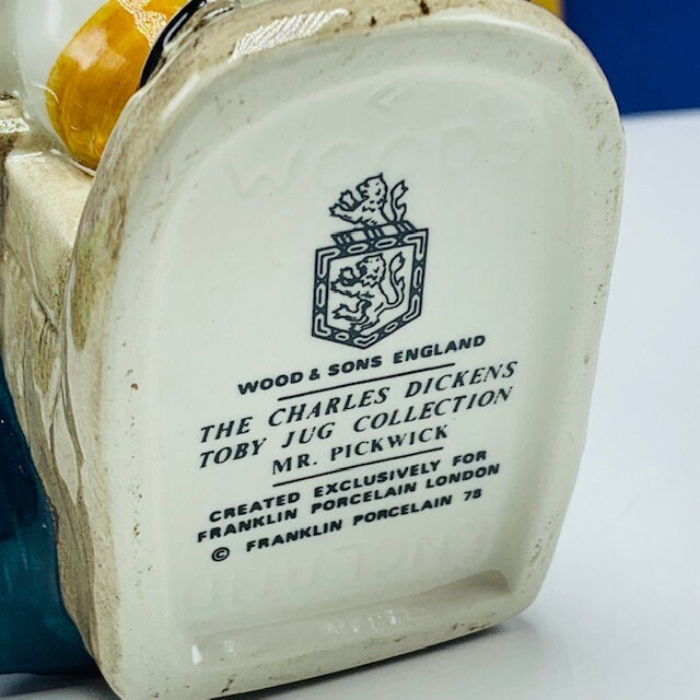 CHARLES DICKENS TOBY Jug Mug Figurine 1979 Franklin Mint